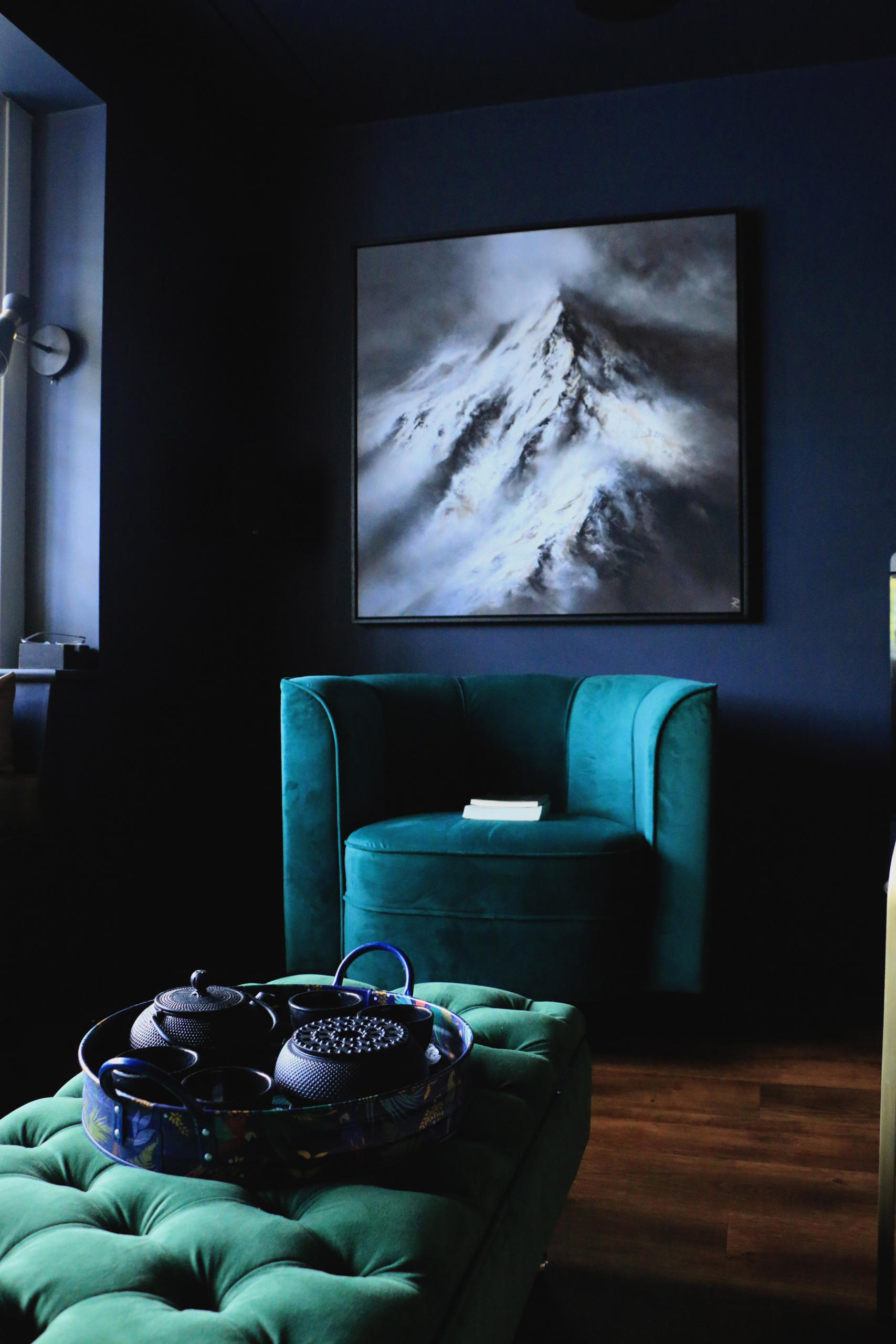 IMG_6322 copy colour drenched front room with feature furniture